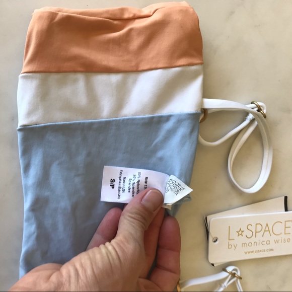 L*Space Rebel Hearts Bikini Top - Picture 3 of 4